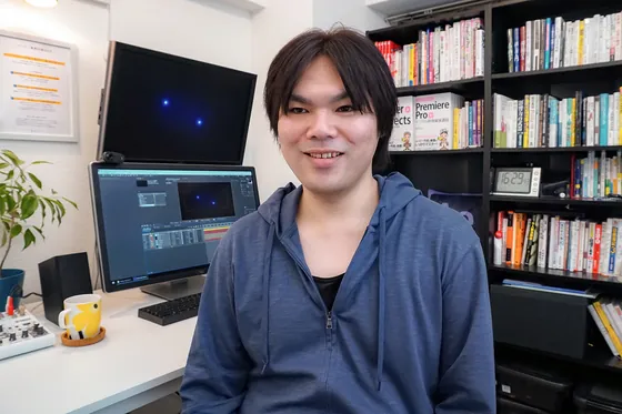代表 川原健太郎の制作風景