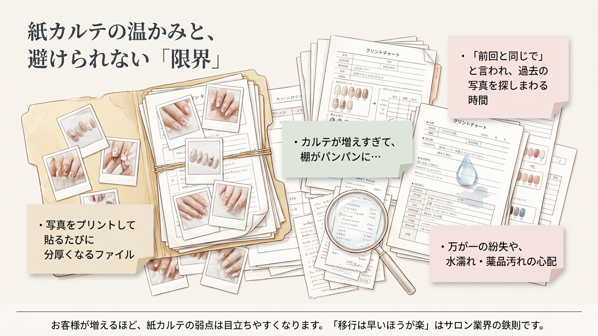 紙カルテと電子カルテの違い