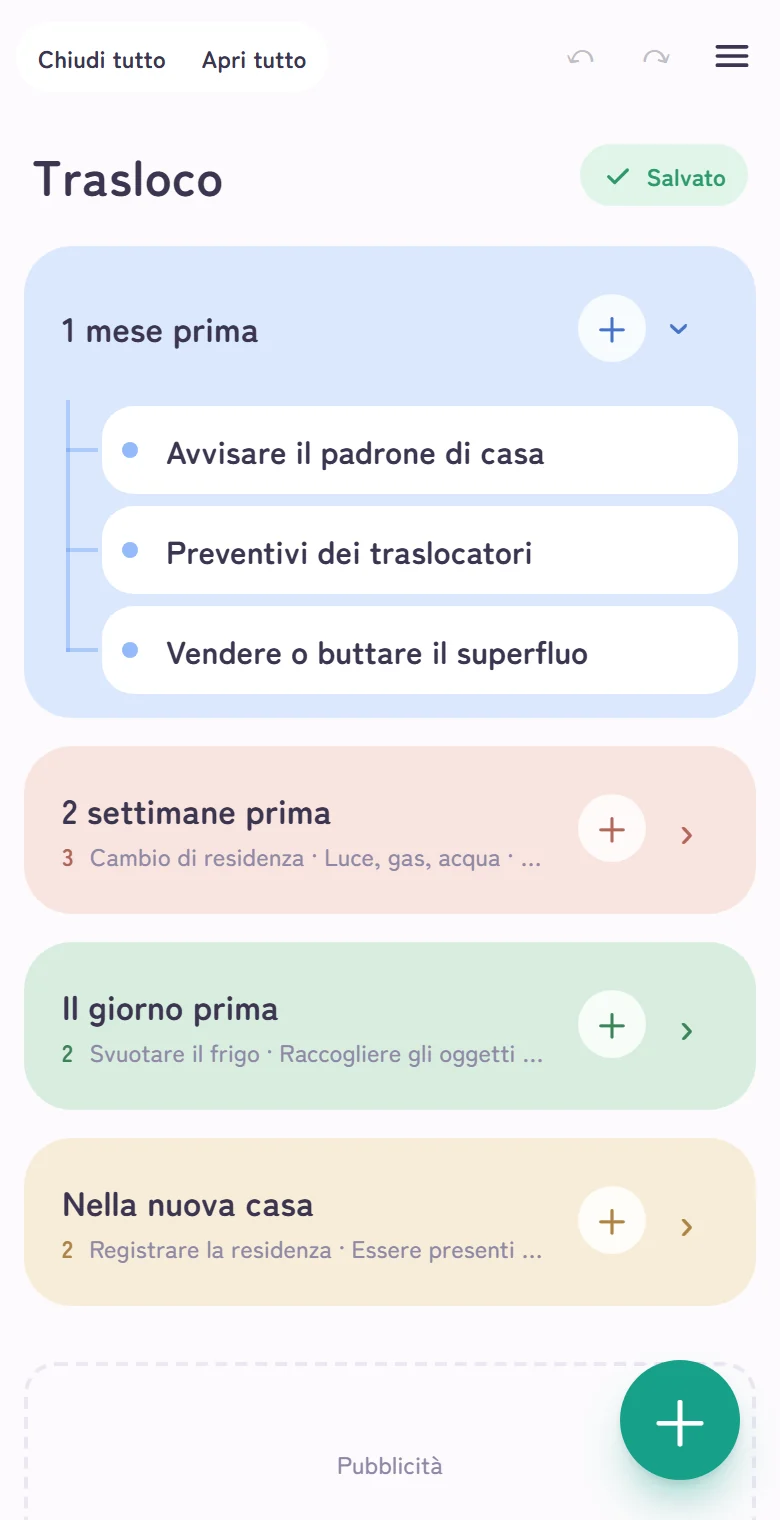 Una mappa per il trasloco