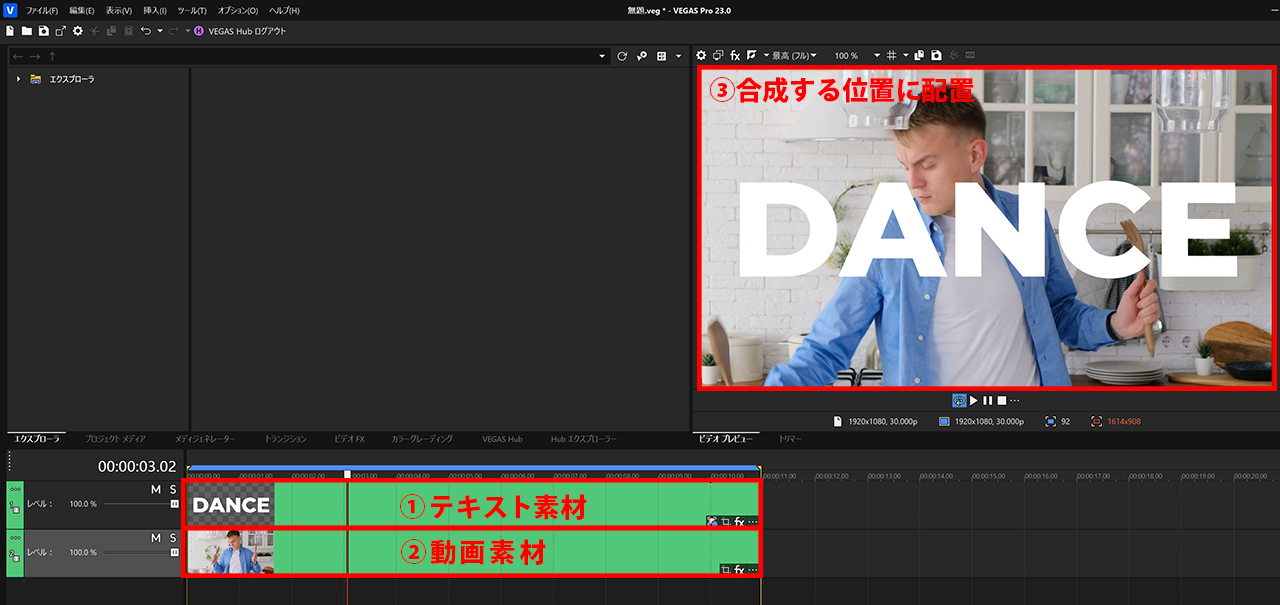 トラック構成イメージ